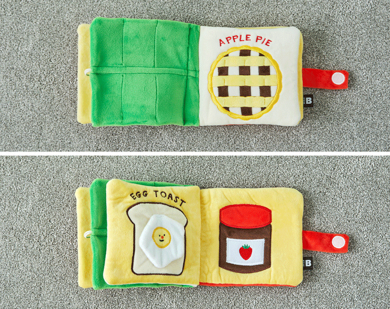 Cute Folding Wallet Hiding Food Sniffing Toys with Sound petin