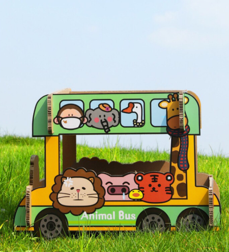 Double-Decker Bus Scratching Board petin