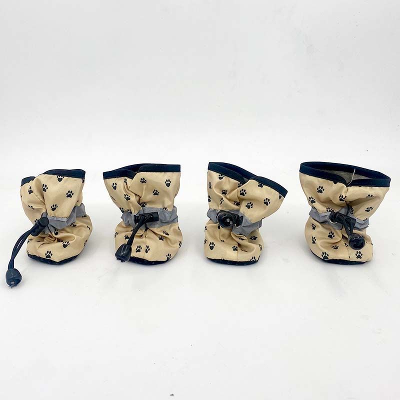 Drawstring Fashion Printed Dog Shoes petin