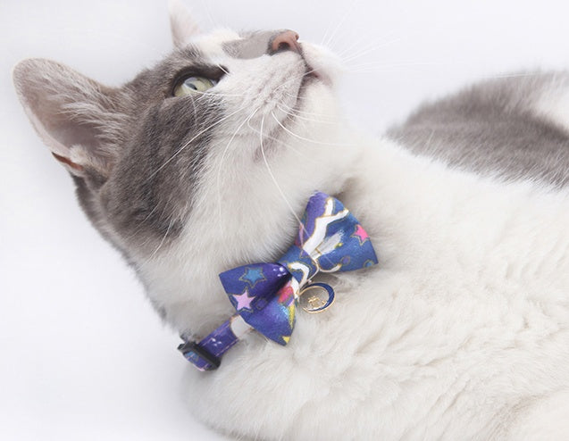 Fantasy Unicorn Moon&Star Cat Bow Tie petin