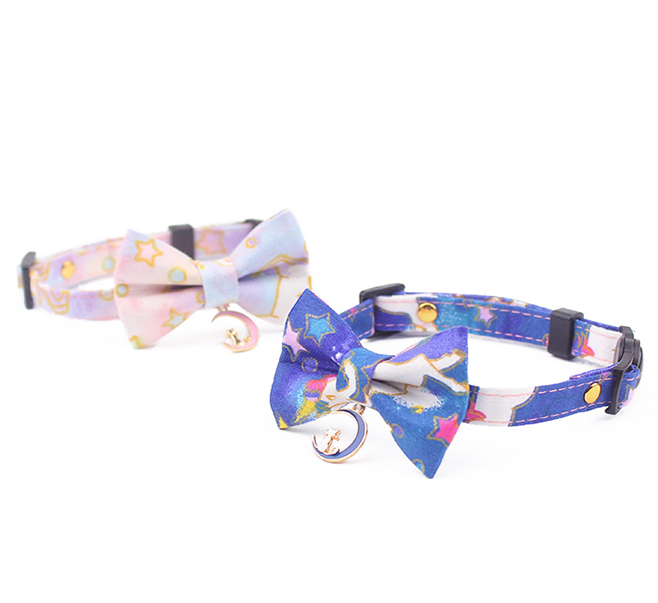 Fantasy Unicorn Moon&Star Cat Bow Tie petin