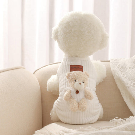 Fluffy Bear Dog Winter Wear petin