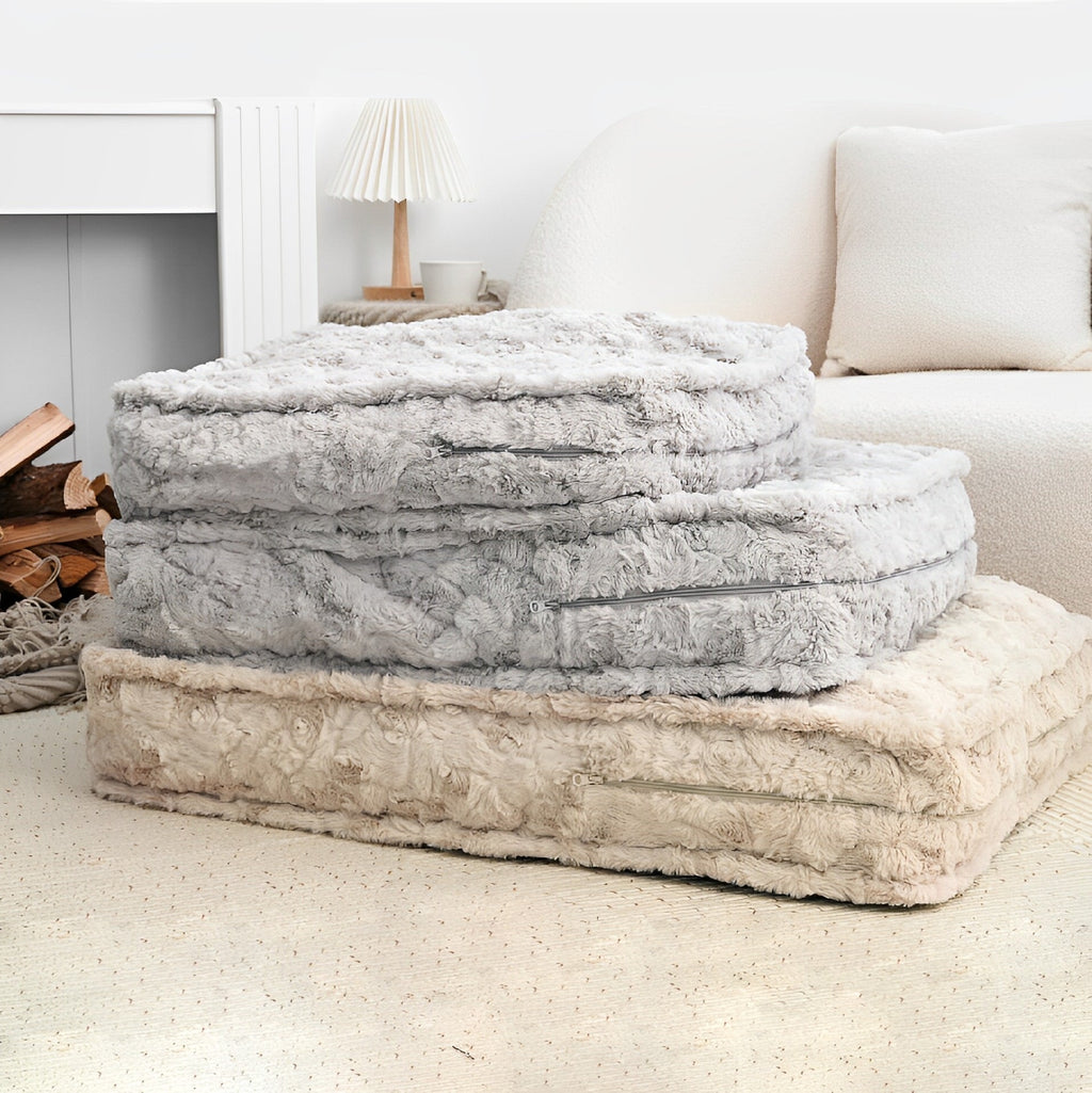 Fluffy Plush Cloud Dog Bed petin