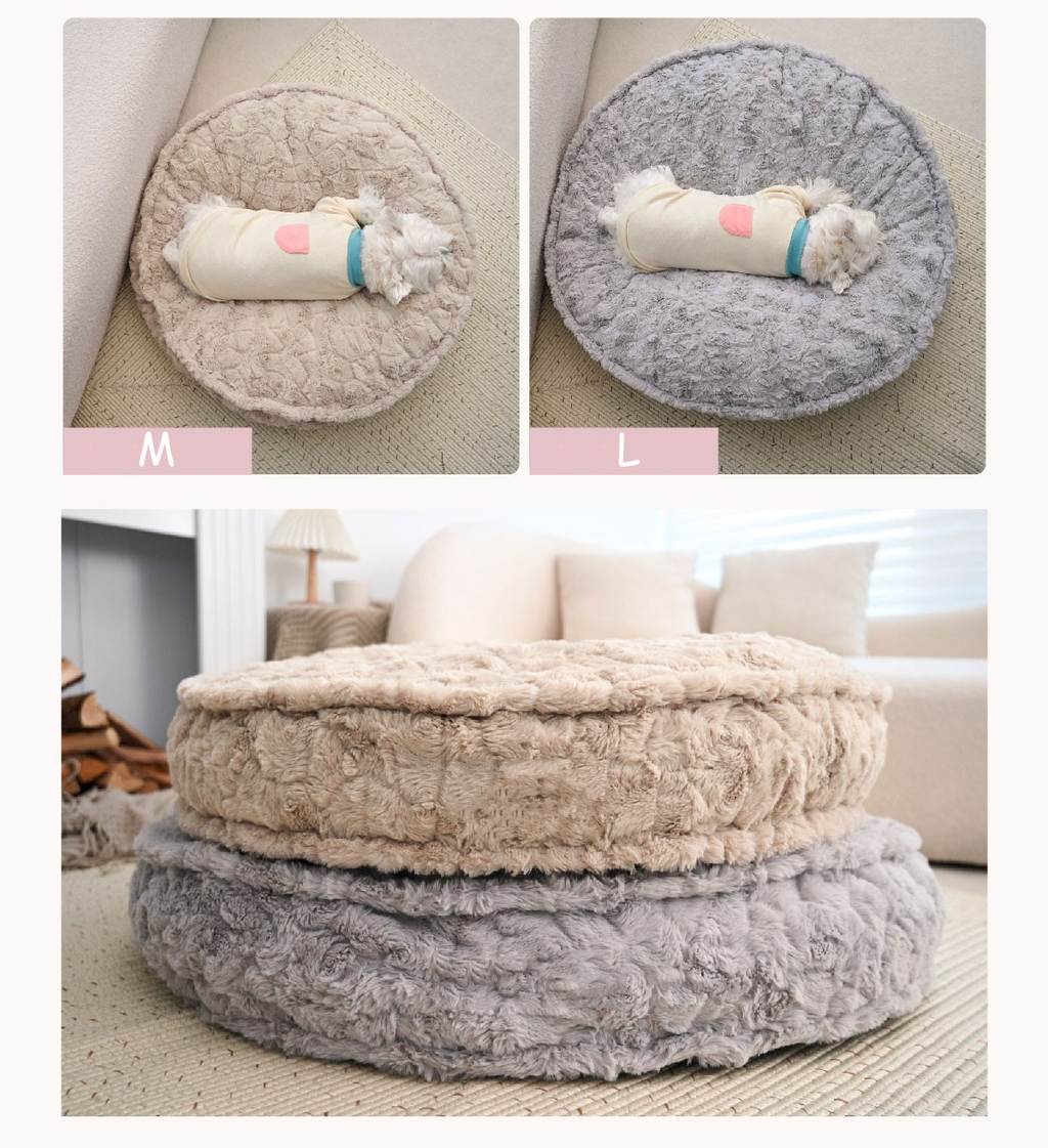 Fluffy Plush Cloud Dog Bed petin