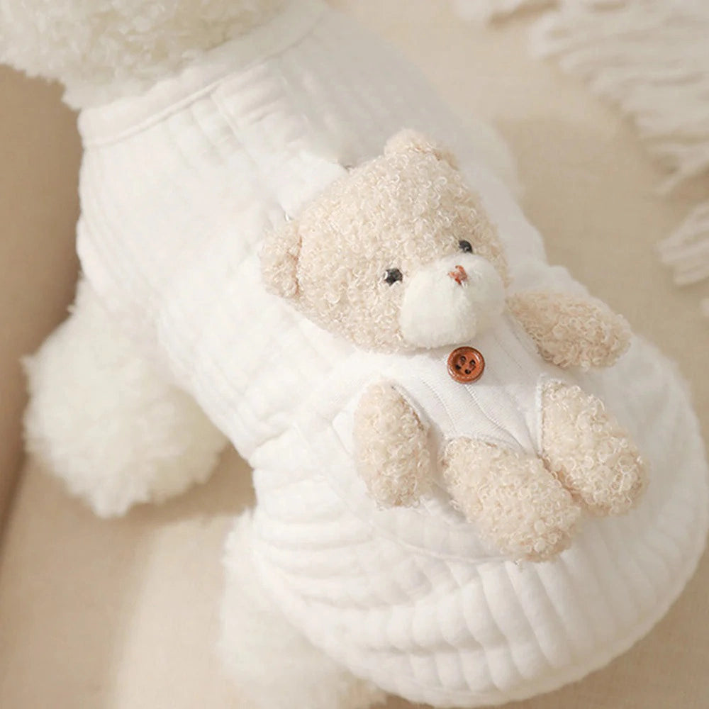 Fluffy Bear Dog Sweaters lovepetin