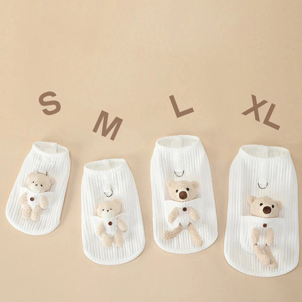 Fluffy Bear Dog Sweaters lovepetin 2