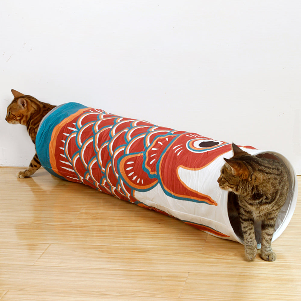 Foldable Carp Flag Cat Tunnel petin