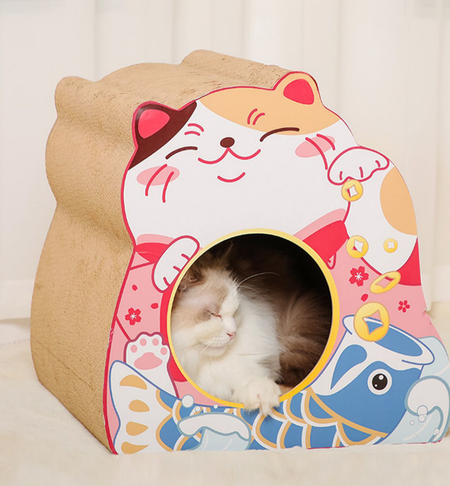 Fortune Cat Scratching Board petin