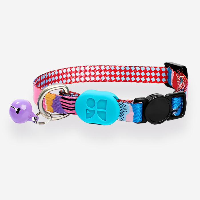 Freely Adjustable Colorful Cat Collar petin