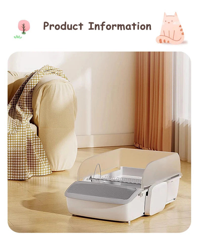 self cleaning cat litter box​