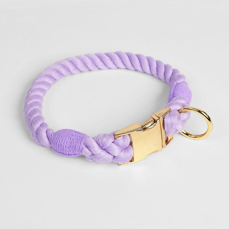 Gradient Color Cotton Dog Collar petin