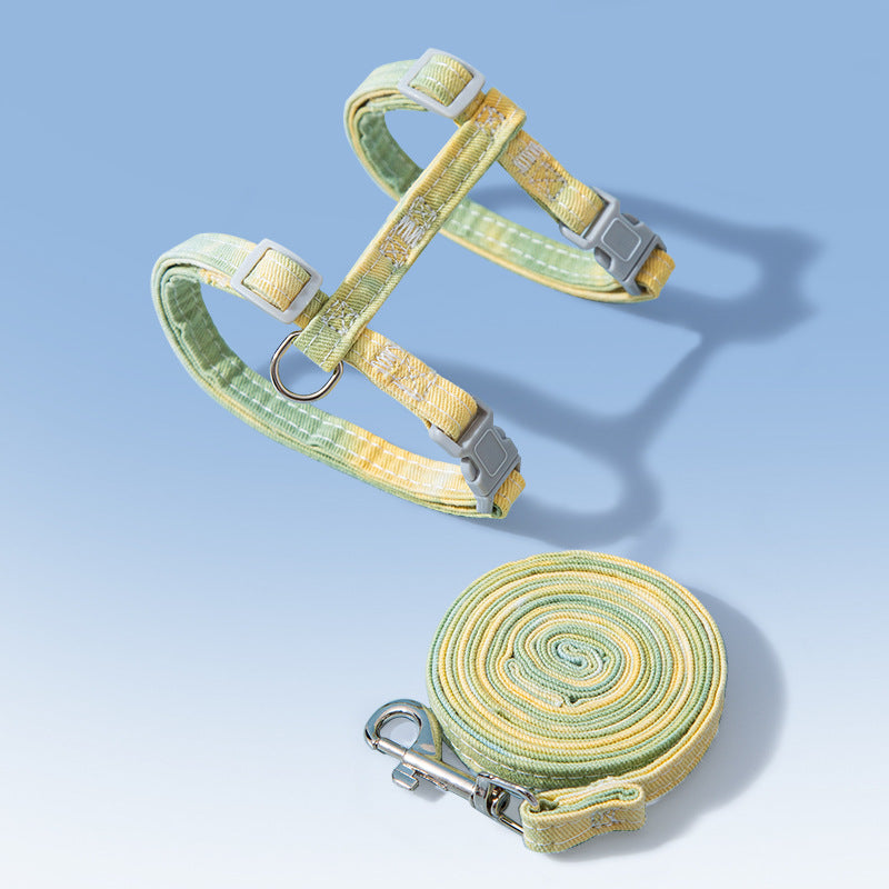 Gradient Rainbow Color Cat Harness petin