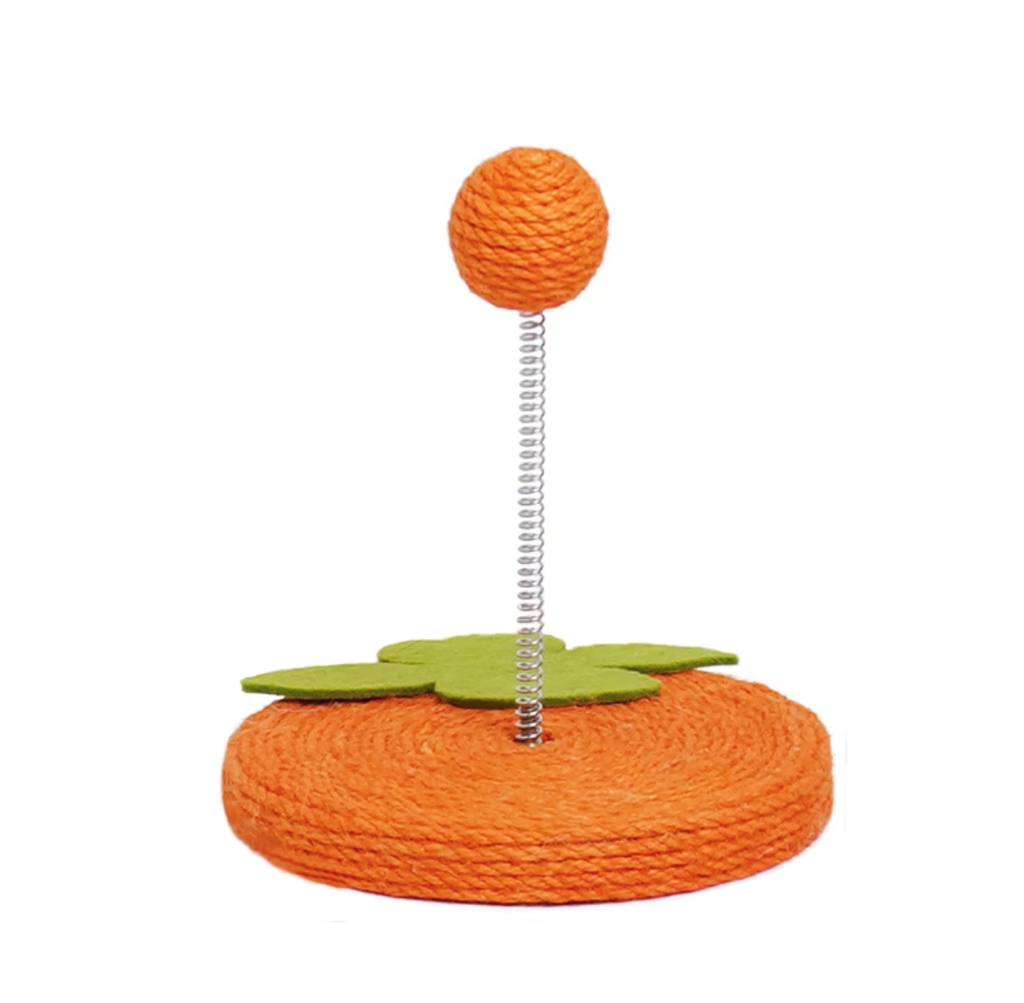 Hanging Fruit Scratcher with Spring Balls petin