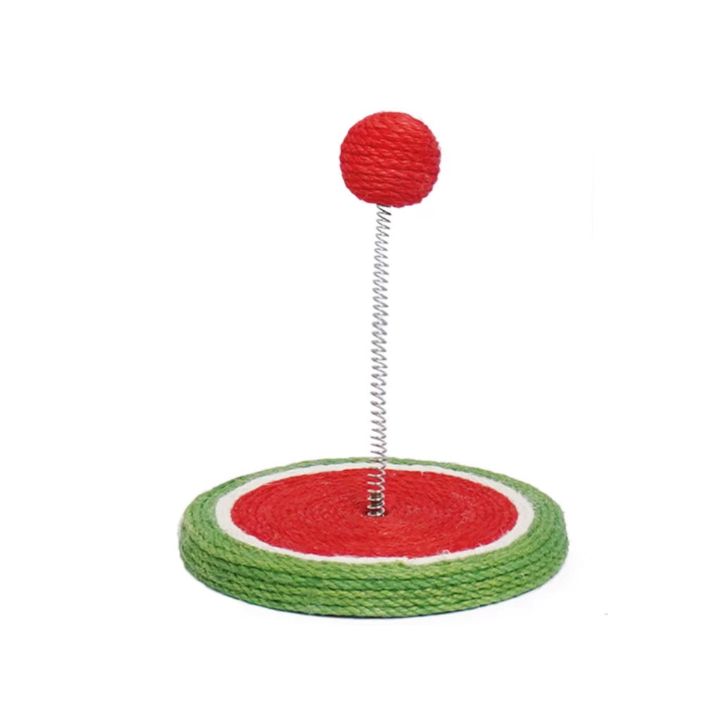 Hanging Fruit Scratcher with Spring Balls petin