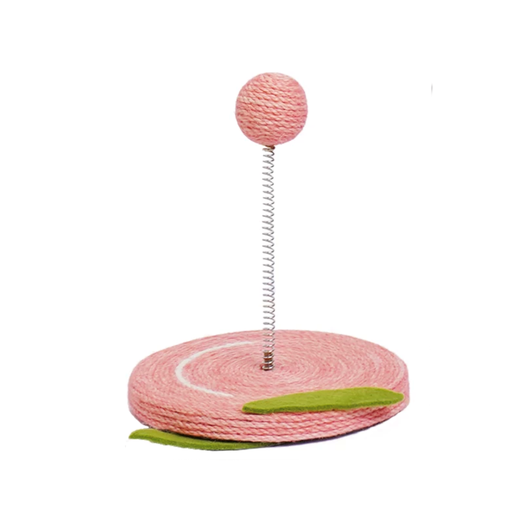 Hanging Fruit Scratcher with Spring Balls petin