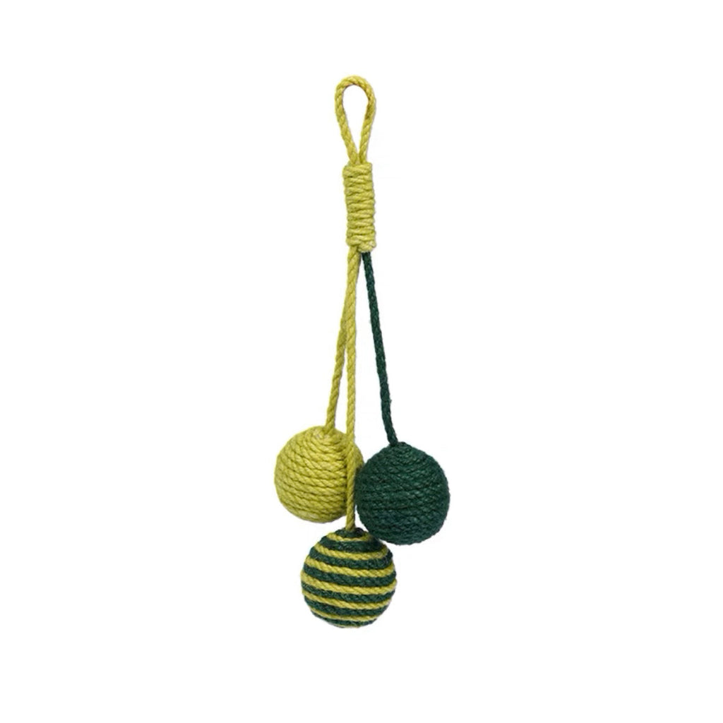 Hanging Scratcher Cat Toy Ball Set petin