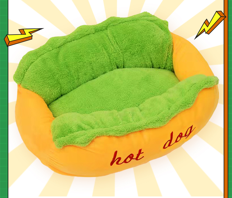 Hot Dog Dog Bed petin
