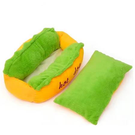 Hot Dog Dog Bed petin