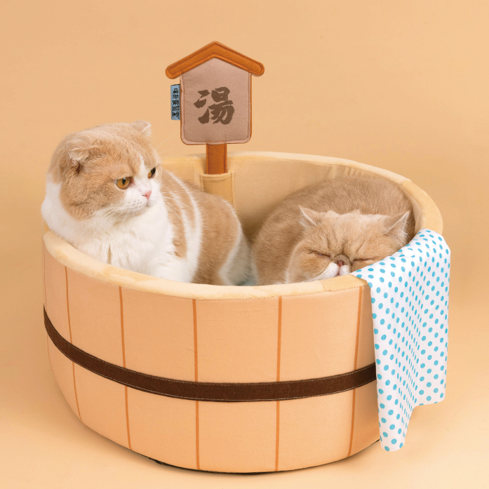 Hot Spring Cat bowl lovepetin.com