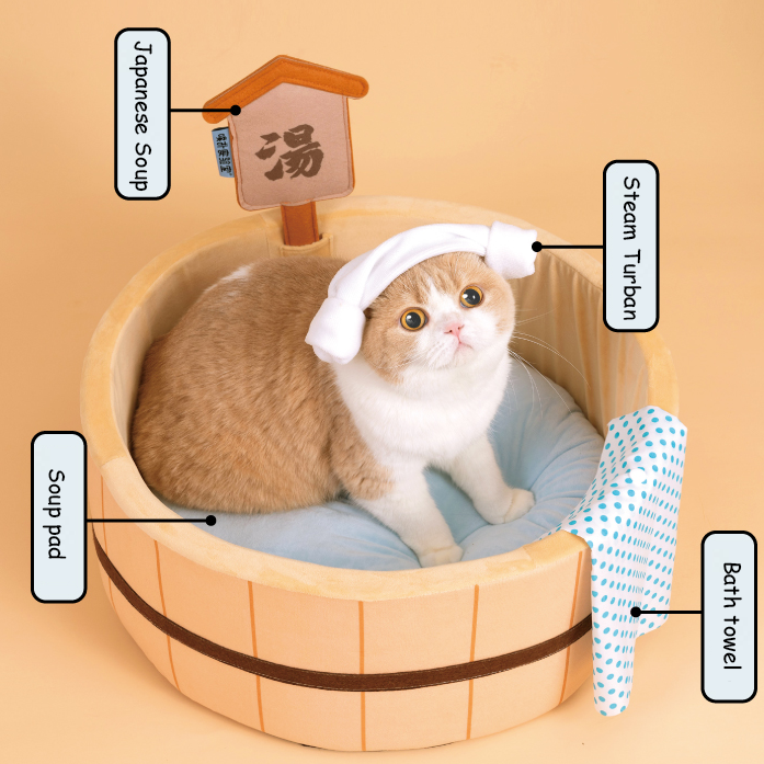 Hot Spring Cat bowl lovepetin.com