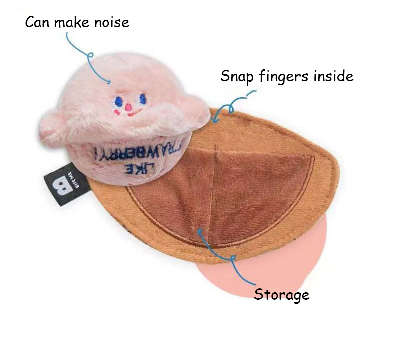 Ice-cream Sniffing Plush Toy with Sound lovepetin.com