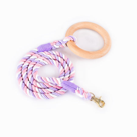 Japanese Log Handle Colorful Dog Leashes lovepetin.com