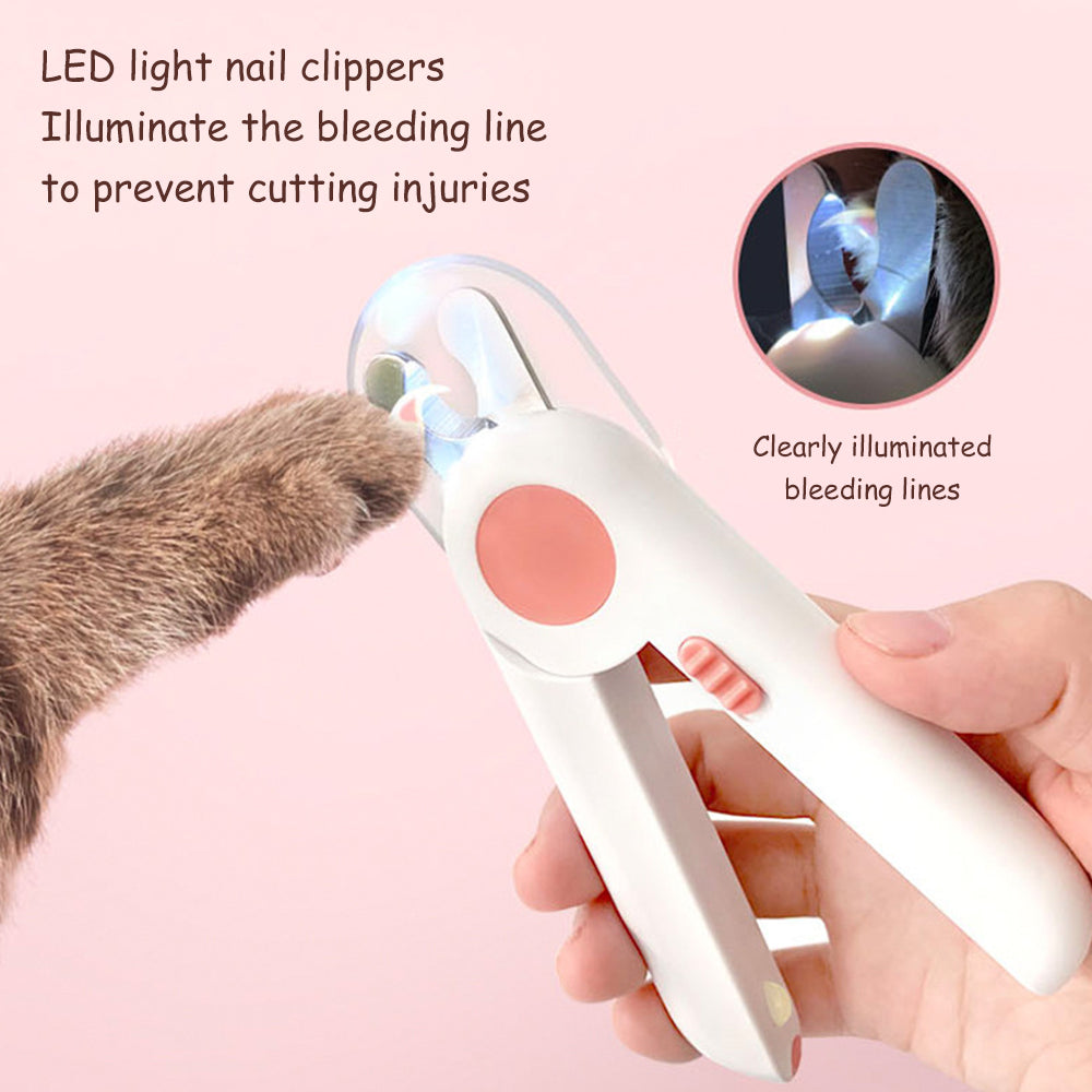 LED Light Up Pet Nail Scissors lovepetin.com