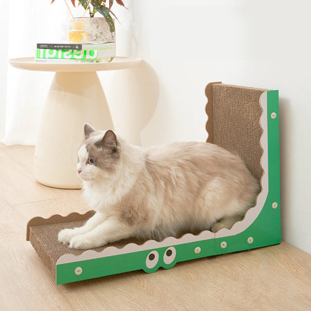 Little Crocodile Vertical Cat Scratching Board lovepetin.com