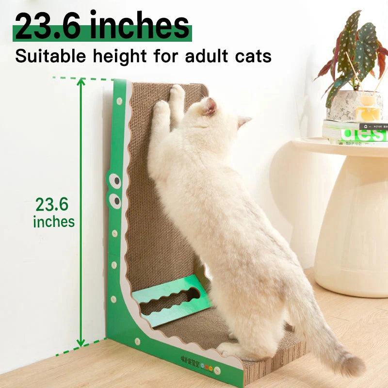 Little Crocodile Vertical Cat Scratching Board Lovepetin 3