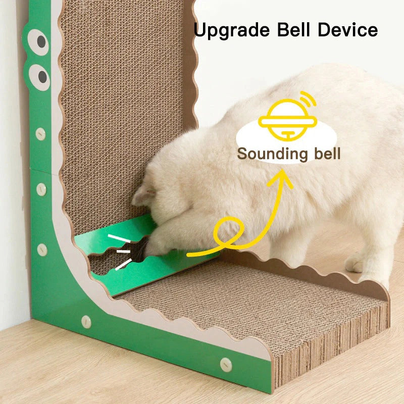 Little Crocodile Vertical Cat Scratching Board Lovepetin