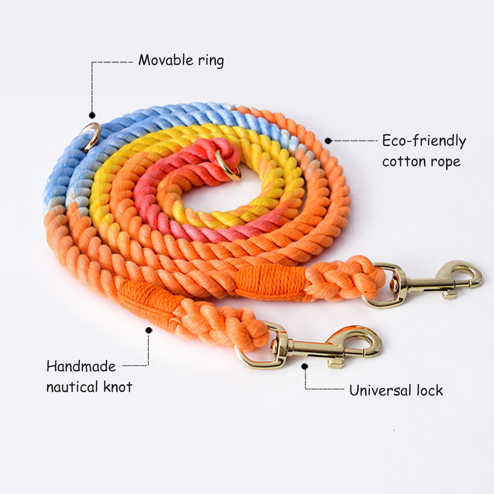 Macaron Color Multi-purpose Double-ended Dog Leashes lovepetin.com