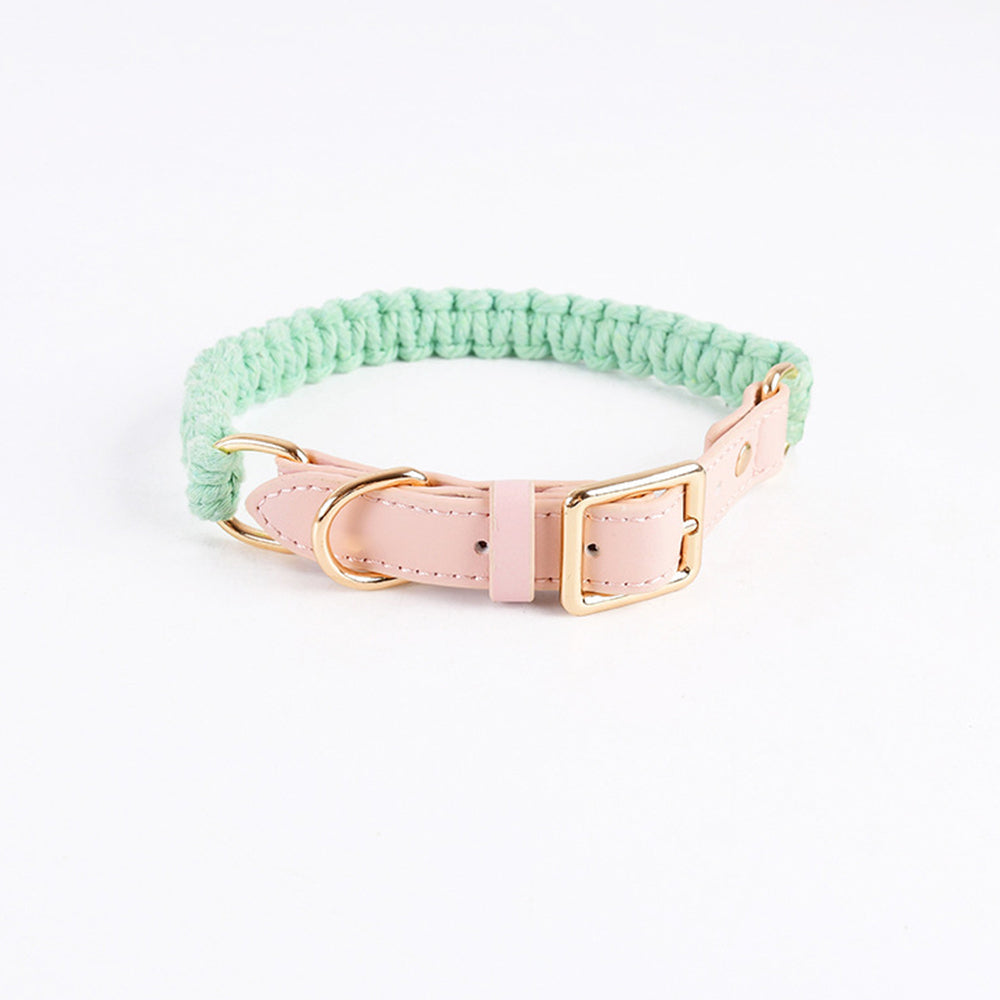 Macaron Handwoven Dog Collar lovepetin.com