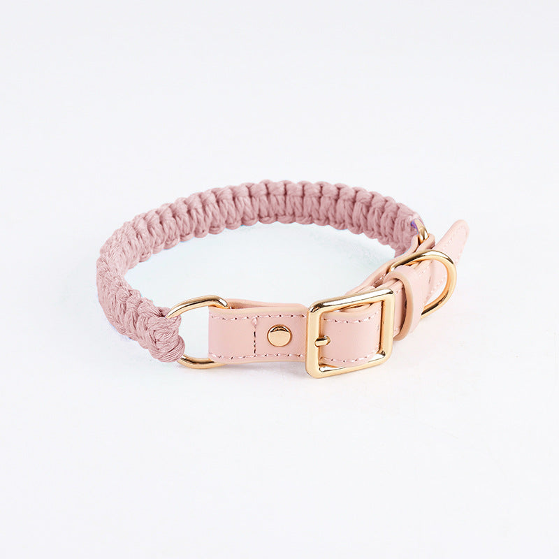 Macaron Handwoven Dog Collar lovepetin.com