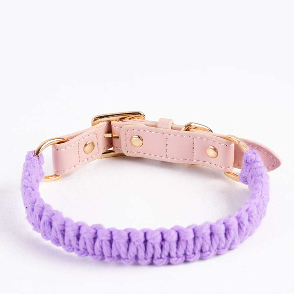 Macaron Handwoven Dog Collar lovepetin.com