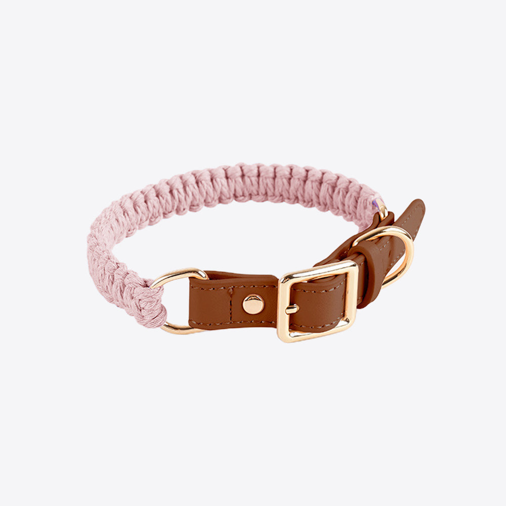 Macaron Handwoven Dog Collar lovepetin.com