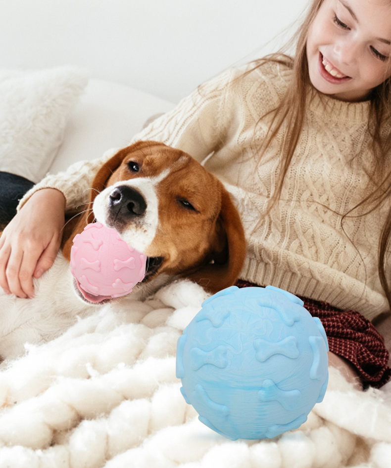 Macaron-colored Tough and Bite-resistant Dog Ball Toy lovepetin.com