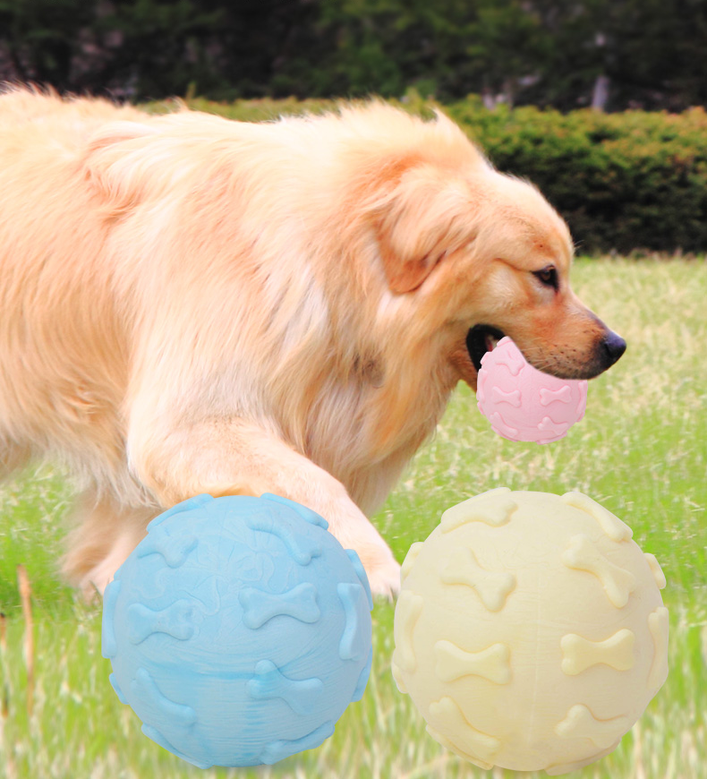 Macaron-colored Tough and Bite-resistant Dog Ball Toy lovepetin.com