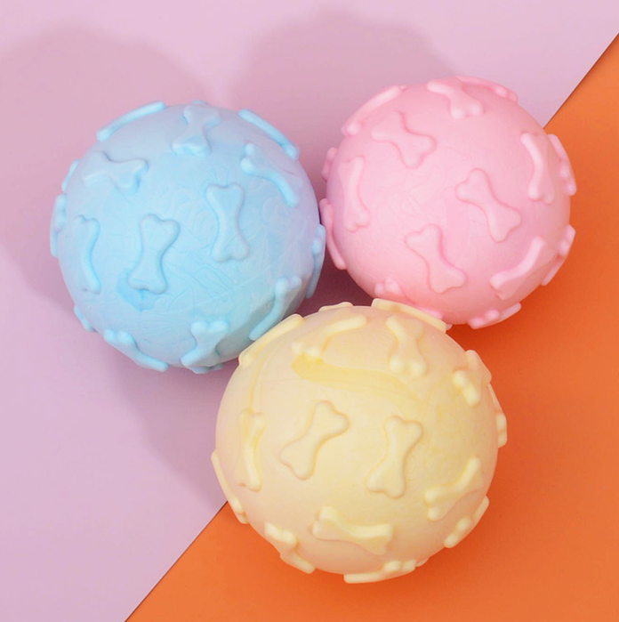 Macaron-colored Tough and Bite-resistant Dog Ball Toy lovepetin.com