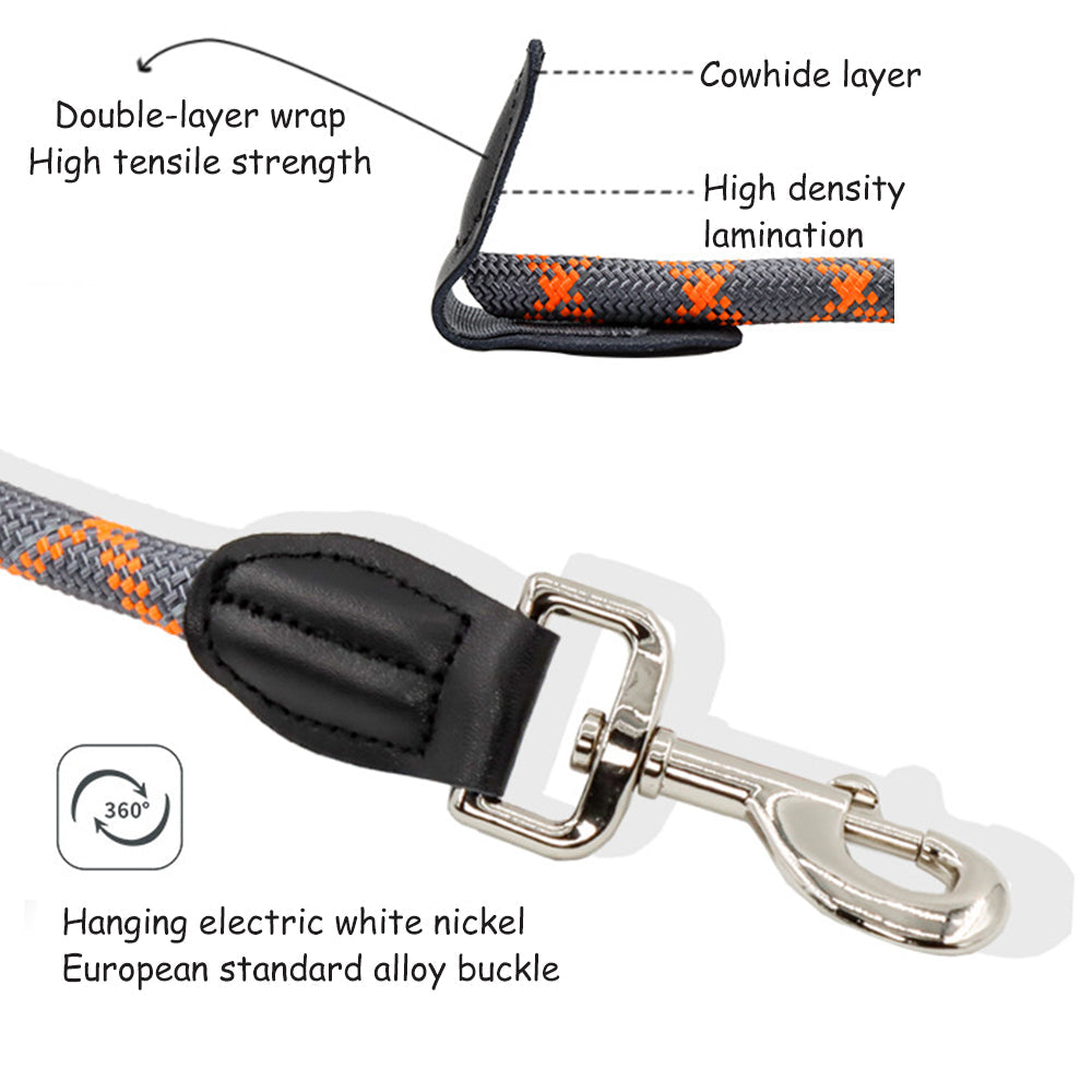 Micro-elastic Nylon Dog Leashes lovepetin.com