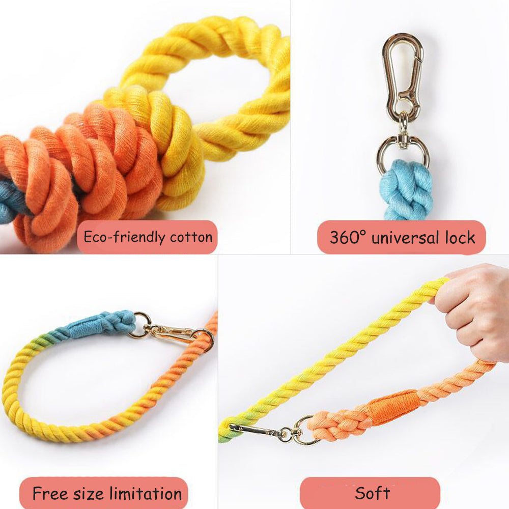 Multi-functional Iridescent Eco-friendly Material Dog Leashes lovepetin.com