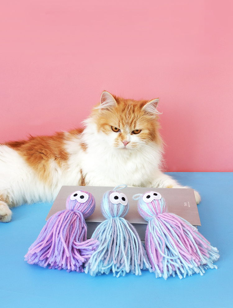 Octopus Wool Cat Toys lovepetin.com