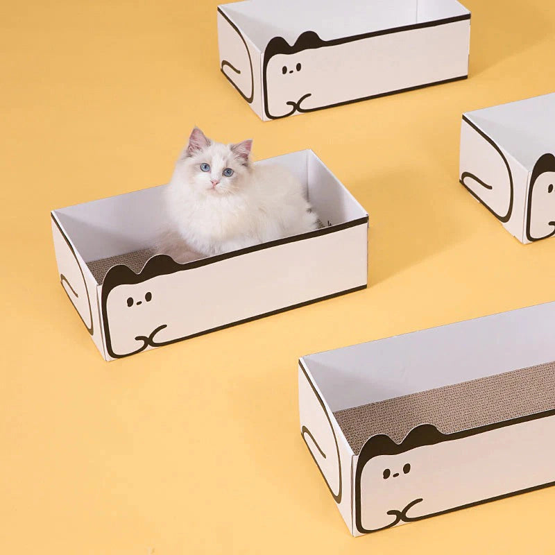 One-piece Corrugated Paper Cat Scratching Board 1