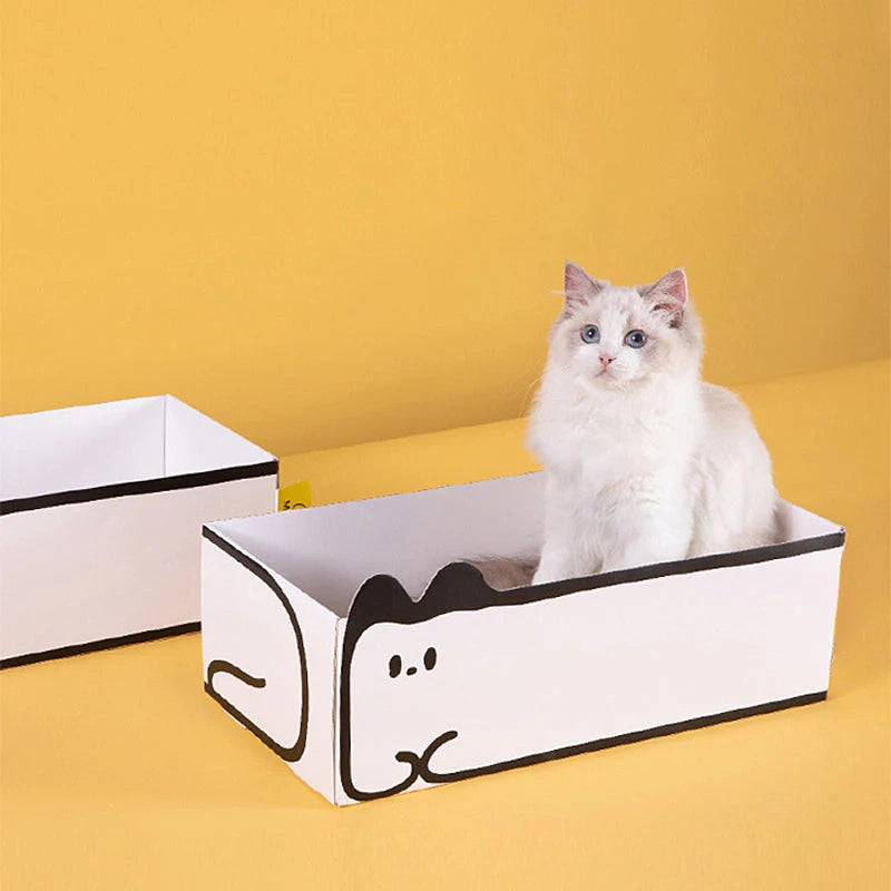 One-piece Corrugated Paper Cat Scratching Board