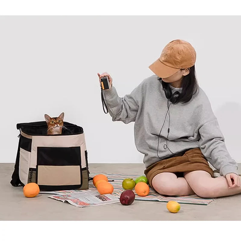 Outdoor Warm Pet Carrier Backpack Lovepetin 1