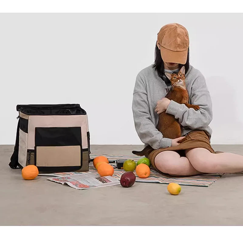 Outdoor Warm Pet Carrier Backpack Lovepetin