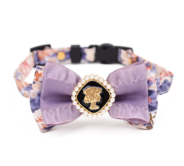 Palace Style With Pearl Inlay Cat Bow Tie lovepetin.com