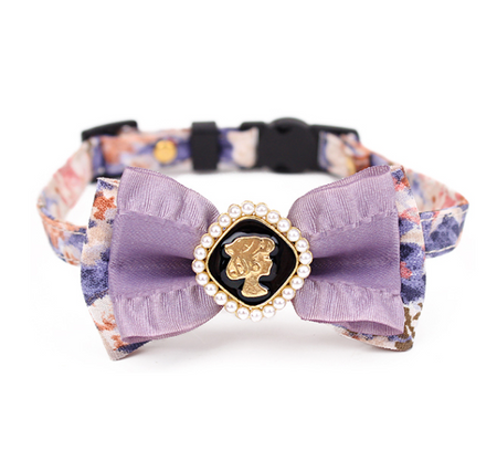 Palace Style With Pearl Inlay Cat Bow Tie lovepetin.com