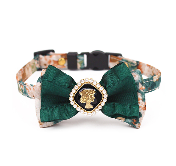 Palace Style With Pearl Inlay Cat Bow Tie lovepetin.com