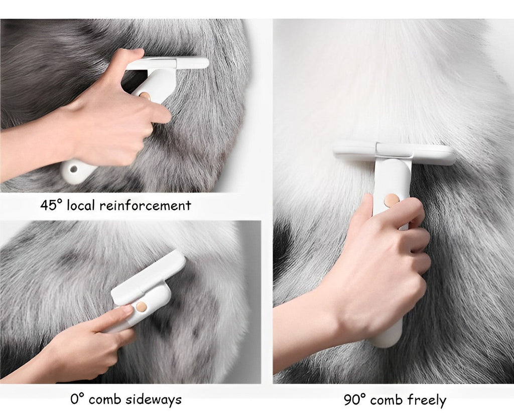 Pet Rotary Grooming Comb lovepetin.com