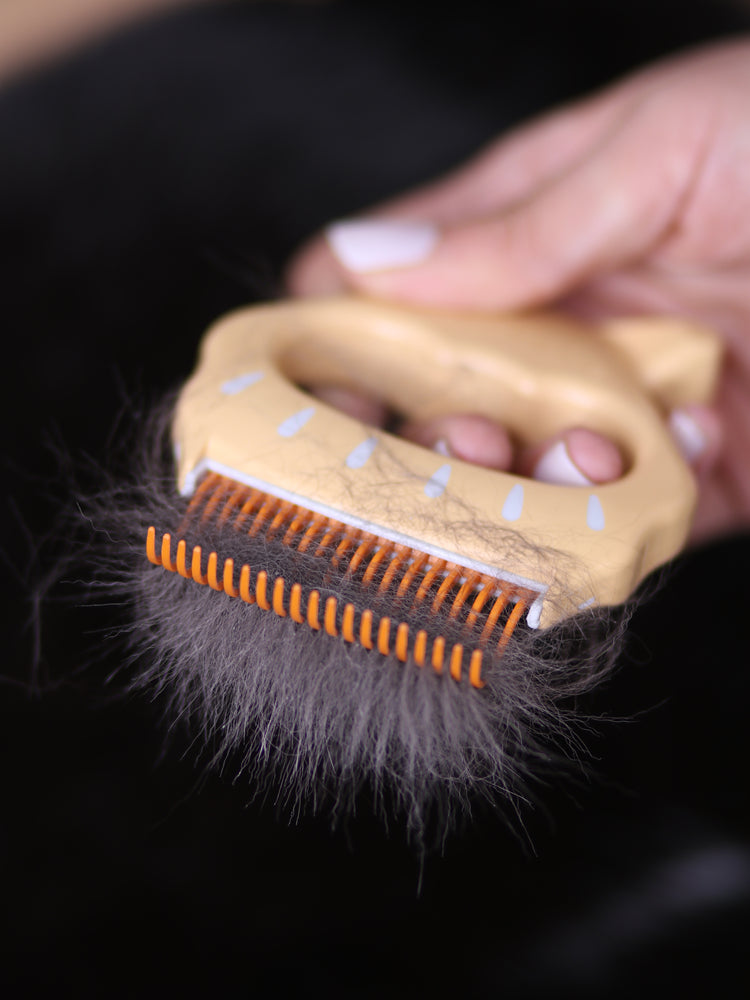 Pet Shell Grooming Brush lovepetin.com